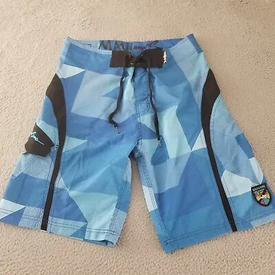 Maui And Sons Swim Trunks Mens 32 Blue Surf Bathing Suit Pool Board Shorts • $9.94