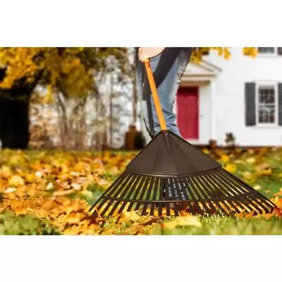 Leaf Rake Heavy Duty Cleaning Garden Lawn Hand Grabber Tool Sturdy Long Handle • $103.52