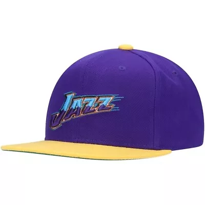 Mitchell & Ness Utah Jazz DNA 2-Tone Men’s Snapback Adjustable Hat Cap NEW • $27.99