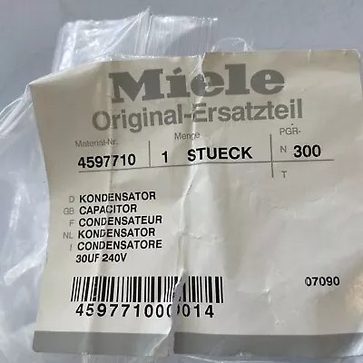 MIELE Part# 4597710 Dryer Capacitor • $52