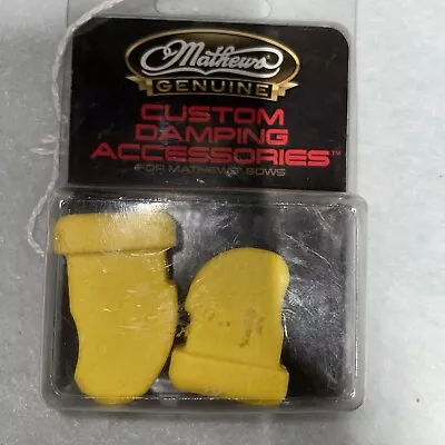 Mathews Dampers Bow String Suppressor Dampening  Yellow  • $15