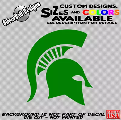 Spartan Custom Vinyl Decal Sticker Car Window Michigan State Football NCAA • $2.99