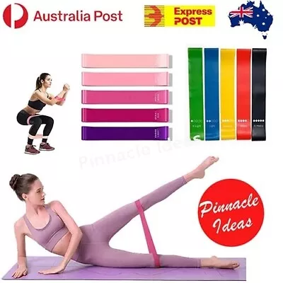 Resistance Bands Exercise Yoga Fitness Elastic Band Heavy Strap Home Power Loop • $4.29