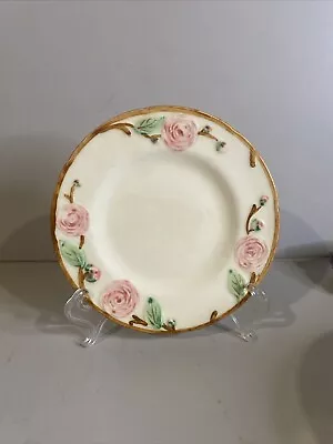 Vintage Dessert Plate Camellia By Metlox Poppytrail California Green 6” Bread Pl • $6.50