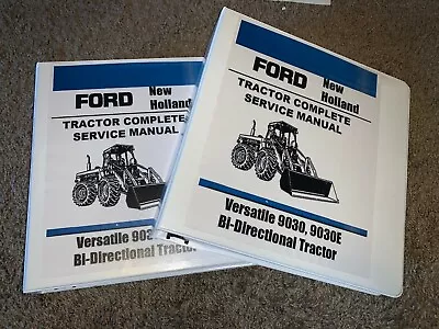 Ford New Holland  Versatile 9030 9030E Bi-Directional Service Repair Binder • $68.50