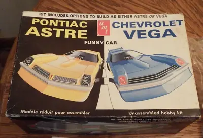 AMT Pontiac Astre / Chevrolet Vega Funny Car Model Kit T244 1/25 Scale 1976 • $60