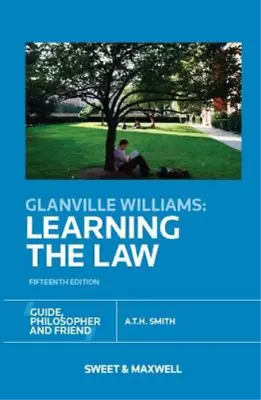 Glanville Williams: Learning The Law (Fifteenth Edition) A.T.H. Smith Used; Go • £3.36