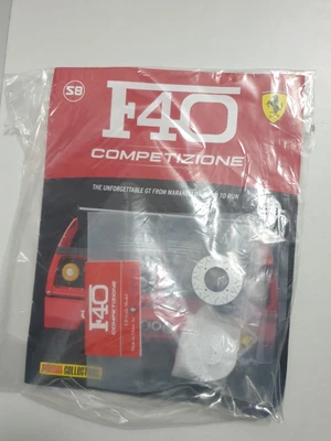 £25 • Buy PANINI Ferrari F40 COMPETIZIONE 1/8 Scale - Issue 58