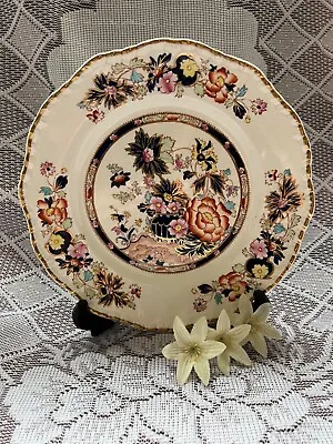 Masons 9” Ironstone Salad Plate Mandarin Circa 1930 Excellent Condition First • £10.99