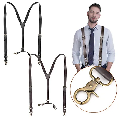 Strong Tool Belt Suspenders Heavy Duty Work For Men With Loop Clips Attachment • $14.99