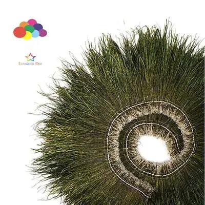 6 Color 10 Meter Beautiful Natural Peacock Feather Trims Width 10-15CM For  DIY  • $19.19