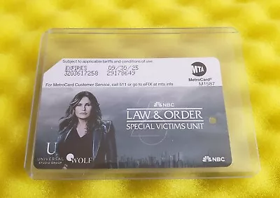 Law & Order Metrocard Card New York Limited Edition Nyc 25th Anniversary Ny 2024 • $21.80