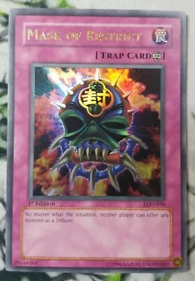 Mask Of Restrict LON-018 Ultra Rare 1st Edition Yugioh NM • $200