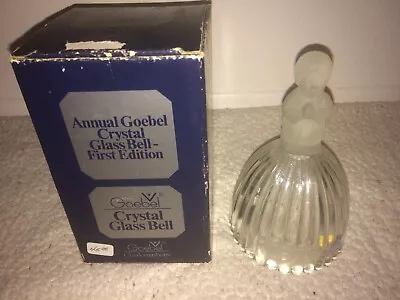 Vintage Annual Goebel Crystal Glass Bell-first Edition 1978 - W. Germany - Nos • $7.19