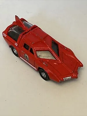 1993 Spectrum Patrol Car Captain Scarlet Red Die-cast Car 8 Cm Long • £13.99