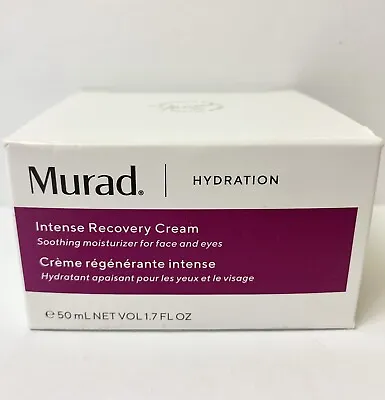 Murad Intense Recovery Cream Soothing Moisturizer For Face & Eyes 1.7 Oz / 50mL • $28.59