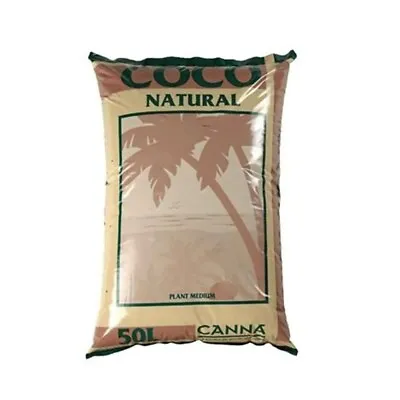 £18.99 • Buy CANNA Coco Coir Natural - 50L FAST DISCREET DELIVERY *ALL ITEMS BOXED*