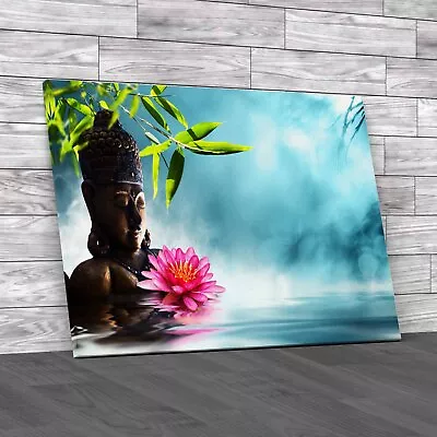 Buddha Zen Bathroom Dã©cor Find Inner Peace With  Canvas Print Large Picture • £59.95