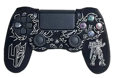 $11.90 • Buy Silicone Cover For PS4 Controller Case Skin - Transformer Design White 