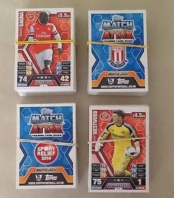 Topps Match Attax 2013/14 Premier League Player Cards - No's 251-444 & Ltd.Ed's • £1.29