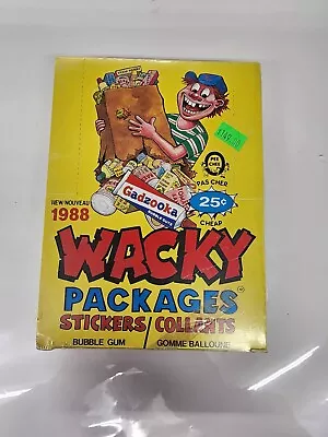 1988 Topps Wacky Packages Stickers Bubble Gum 36 Count  Sealed Boxes • $149