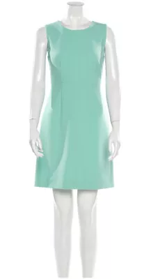 Diane Von Furstenberg Mint Green Sleeveless Shift Dress XS US 0 • $50