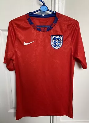 Official England 2020-2021 Pre Match Nike Footbal Shirt Size Small • £0.99