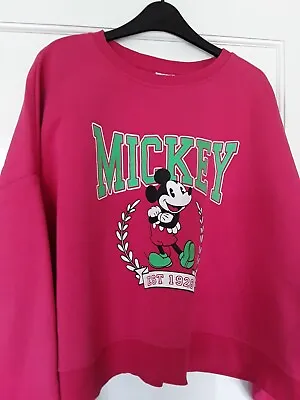 £3.99 • Buy Ladies Sweatshirt Sz 2xl Disney Pink