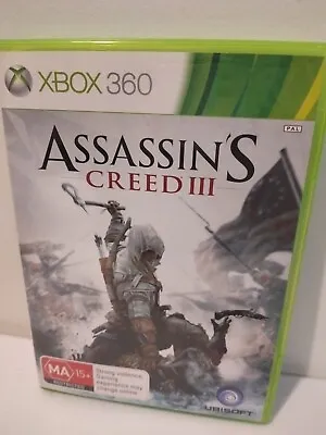 $10 • Buy Assassins Creed III Xbox 360 Pal 2 Discs Complete 