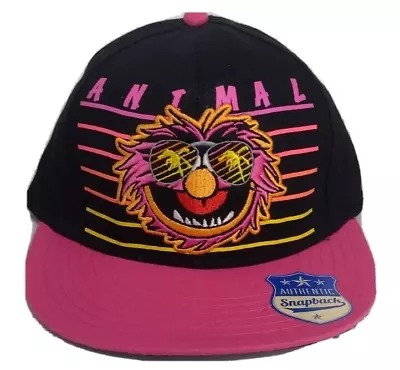 Disney Muppets Animal Character Authentic Snapback Flat Brim Hat Adult NWT • $18.95