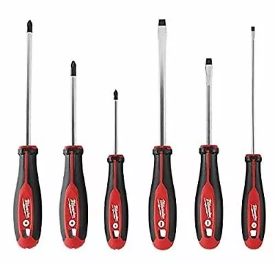 Milwaukee 48-22-2706 6Piece Phillips And Slotted Head Screwdriv Ing Set W/Magnet • $19.97