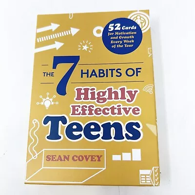 7 Habits Of Highly Effective Teens: 52 Cards Motivation/growth/self Esteem NEW • $9.65