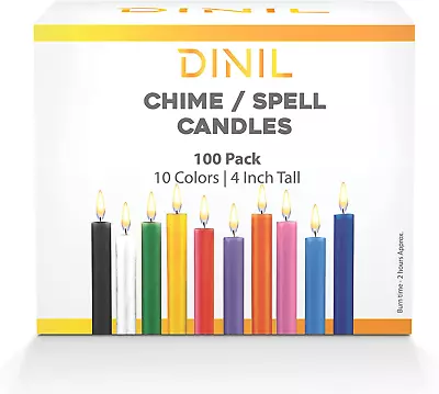 Spell & Chime Candles – Premium Mini Taper Candles For Rituals Prayer Birthday • $29.66