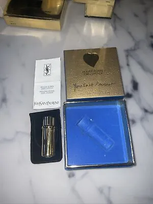 YSL Yves St Laurent Limited Edition Rouge Ecrin Jewel Heart Lipstick Vintage • £15.99