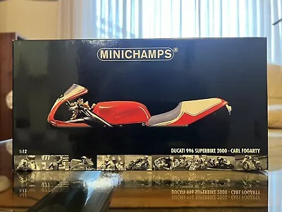 MINICHAMPS World Champion Ducati 996 Superbike 2000 - Carl Fogarty 1:12 Scale • $131.60