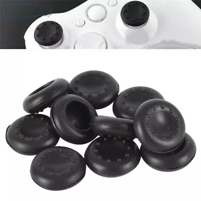 $3.29 • Buy 10x Thumb Stick Grips Analog Silicone Cap Black Cover For PS4 PS3 Xbox One Wii U