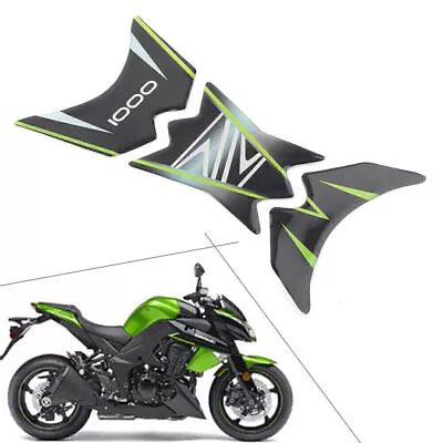 Perforated Grip Fuel Tank Pad Gad Cap Cover Guard Decal For Kawasaki Z650 Uk • £9.40