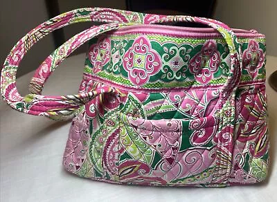 Vera Bradley Quilted  Purse With Zipper  Includes Eyeglass Pouch And Coin Case • $10