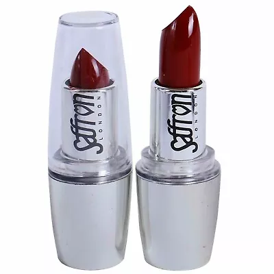 £2.89 • Buy Saffron Red Devil Lipstick Deep Dark Wine Burgundy  Maroon Red No 21 Lip Colour