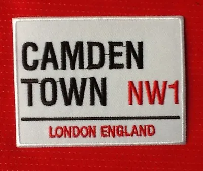 Camden Town Nw1 London City Market Souvenir England Uk Badge Iron Sew On Patch • £3.19