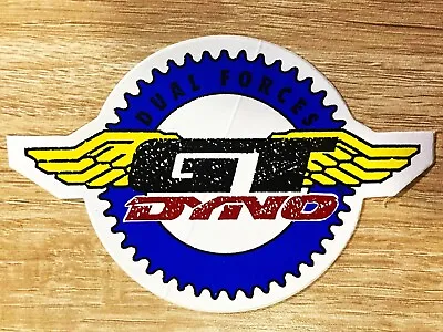 Reduced NOS 1990's GT DYNO Dual Forces Decal Stickers Vintage Old Mid School BMX • $13.75