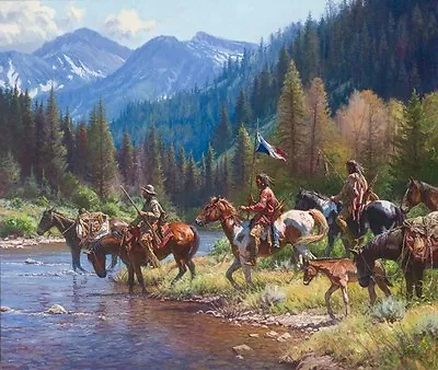  New Wealth For The Blackfeet  Martin Grelle Limited Edition 40  Giclee Canvas • $1500