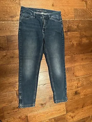 Ladies Dream Jeans By Mac Size 27 Blue Zipped Ankles • £2