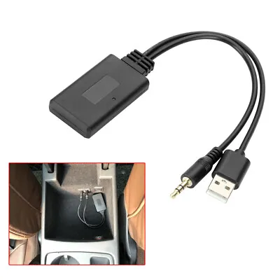 $13.64 • Buy Bluetooth 5.0 Receiver Adapter USB + 3.5mm Jack Stereo Audio For Car AUX Speaker
