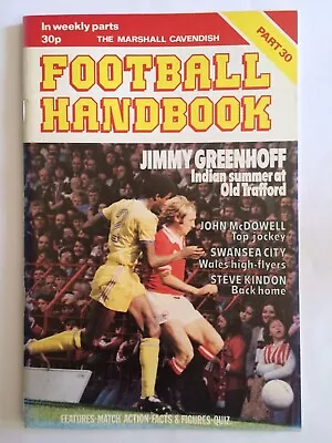 Marshall Cavendish Football Handbook Part 30 Jimmy Greenhoff • £1.50