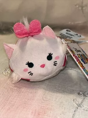 Disney Tsum Tsum Mini Plush The Aristocats Marie Cat Kitty White/Pink NWT • $6.99