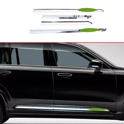 For Volvo XC90 2016-2023 Chrome Style Car Body Door Side Molding Sill Guard 4pcs • $205.99