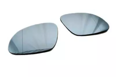 Blue Tinted Split Angle Aspherical Side Mirror Set For VW Tiguan MK1 5N • $47.49