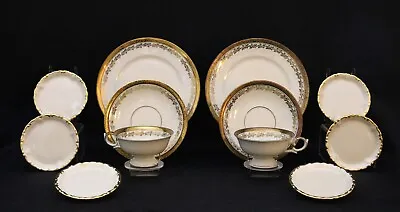 Alka Kunst/Schlegelmilch Antique Porcelain Dessert Set Tea Triogilding20th C • $120