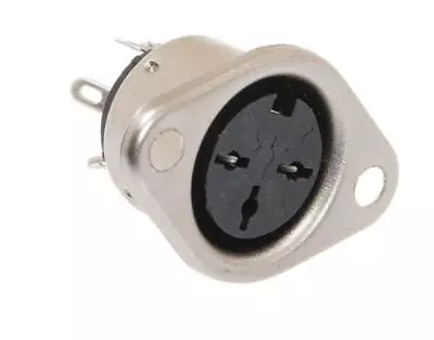 Philmore ETS1 3 Pin 180° Panel Mount Female DIN Connector ~ Solder Type • $1.99